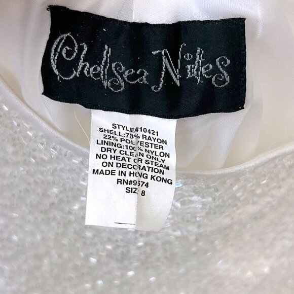 Y2K Beaded Slip Dress Vintage Silky Maxi Sex and the City Style - Picture 5 of 11